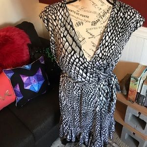 Reptile Print Dress